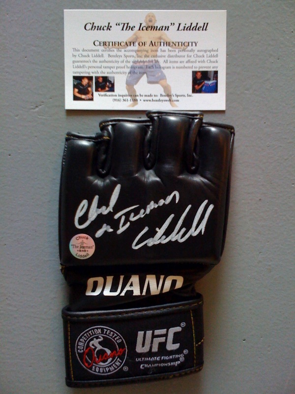 Signed Fight Glove